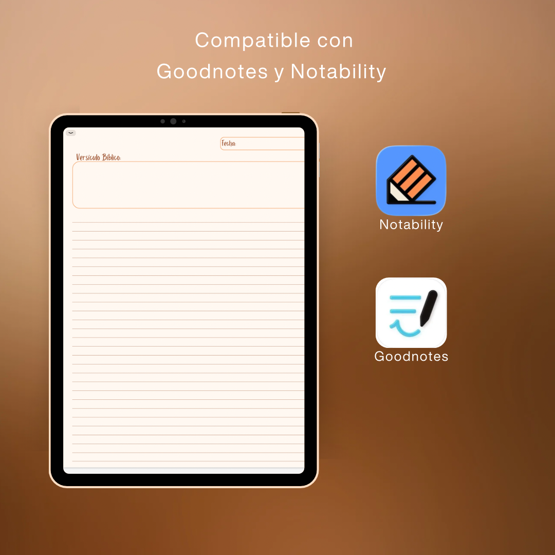 Diario de Oración Digital para GoodNotes y/o Notability