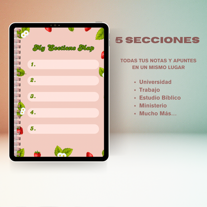 Strawberry Digital Notebook