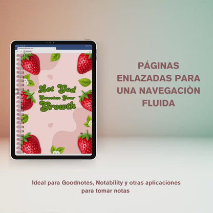 Strawberry Digital Notebook